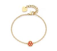 S'Agapõ Bracciale Donna in Acciaio con Simbolo Coccinella | Collezione Click - SCK267