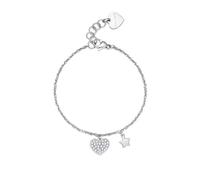Sagapo Bracciale In Acciaio Cuore E STELLINA Da DONNA Sagapò SAR26 S'agapo
