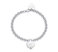 S'Agapõ Bracciale Donna In Acciaio Con Simbolo Cuore | Collezione Be My Always - SBM80