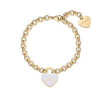 S'Agapõ Bracciale Donna in Acciaio con Simbolo Cuore | Collezione Be My Always - SBM90