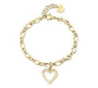 S'Agapõ Bracciale Donna in Acciaio con Simbolo Cuore | Collezione Emotion - SMO12