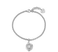 S'Agapõ Bracciale Donna in Acciaio con Simbolo Cuore | Collezione Feelings - SFE44