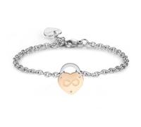 S'Agapõ Bracciale Donna In Acciaio Con Simbolo Cuore | Collezione Lockme - SLM16