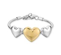 S'Agapõ Bracciale Donna in Acciaio con Simbolo Cuore | Collezione Stellar - SSE61