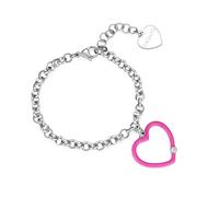 S'Agapõ Bracciale Donna In Acciaio Con Simbolo Cuore | Collezione Vibes - SVB15