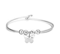 S'Agapõ Bracciale Donna In Acciaio Con Simbolo Farfalla | Collezione Be My Always - SBM58