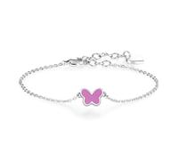 S'Agapõ Bracciale Donna In Acciaio Con Simbolo Farfalla | Collezione Click - SCK210