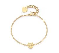 S'Agapõ Bracciale Donna in Acciaio con Simbolo Gufo | Collezione Click - SCK263