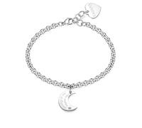 S'Agapõ Bracciale Donna In Acciaio Con Simbolo Luna | Collezione Be My Always - SBM73