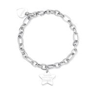 S'Agapõ Bracciale Donna In Acciaio Con Simbolo Stella | Collezione Be My Family - SBY027