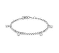 S'Agapõ Bracciale Donna in Acciaio e Cristalli | Collezione Luce - SCE11