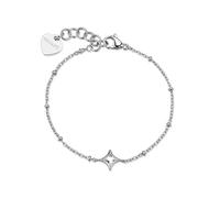 S'Agapõ Bracciale Donna in Acciaio e Cristalli | Collezione Luce - SCE50