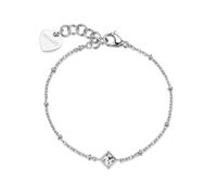 S'Agapõ Bracciale Donna in Acciaio e Cristalli | Collezione Luce - SCE51