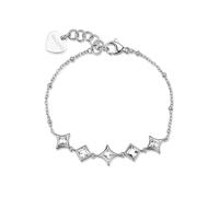 S'Agapõ Bracciale Donna in Acciaio e Cristalli | Collezione Luce - SCE55