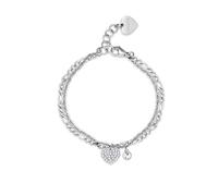 S'Agapõ Bracciale Donna In Acciaio Con Simbolo Cuore | Collezione Aurora - SAR28