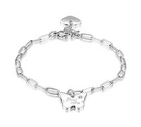 S'Agapõ Bracciale Donna in Acciaio e Cristalli con Simbolo Farfalla | Collezione Be My Always - SBM55