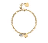 S'AGAPO LUCKY LIGHT BRACCIALE DA DONNA CON CRISTALLO E FARFALLA SKT30 (2373)