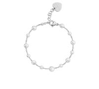 S'Agapõ Bracciale Donna in Acciaio e Perle | Collezione Wisdom - SWI17