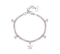 S'Agapõ Bracciale Donna in Acciaio e Vetro Colorato | Collezione Glint - SGI12