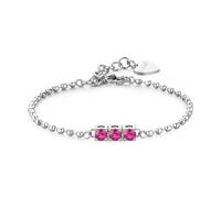 S'Agapõ Bracciale Donna in Acciaio e Zirconi | Collezione Dazzly - SDZ22