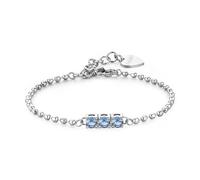 Sagapo Bracciale Trilogy In Acciaio e Cristalli Sagapò SDZ24 S'agapo