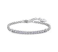 S'AGAPO DAZZLY BRACCIALE DA DONNA IN ACCIAIO TENNIS CON CRISTALLI SDZ82 (2986)