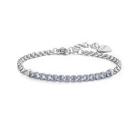 S'Agapõ Bracciale Donna in Acciaio e Zirconi | Collezione Dazzly - SDZ85