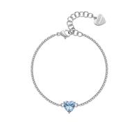 S'Agapõ Bracciale Donna in Acciaio e Zirconi con Simbolo Cuore | Collezione Dazzly - SDZ70