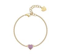 S'Agapõ Bracciale Donna in Acciaio e Zirconi con Simbolo Cuore | Collezione Dazzly - SDZ72