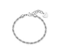 Sagapo Bracciale donna torchon intrecciato acciaio e dorato CHUNKY SHK114 SHK115
