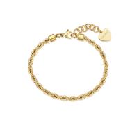 Sagapo Bracciale donna torchon intrecciato acciaio e dorato CHUNKY SHK114 SHK115