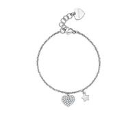 Sagapo Bracciale In Acciaio Cuore E STELLA Da DONNA Sagapò SAR26 S'agapo
