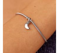 Sagapo Bracciale Luna Catena Snake Acciaio Donna Regalo Compleanno SCK294 Nuovo