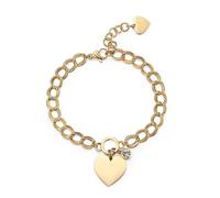 S'agapõ Bracciale My Love Cuore Syl22 Placcato Oro - Bracciale