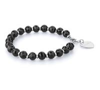 Sagapo Bracciale Nero Con Sfere Sfaccettate Da Donna SHAC3 Sagapò