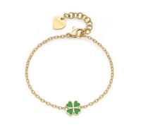 S'agapõ Bracciale Oro Quadrifoglio Click Sck261 - Bracciale