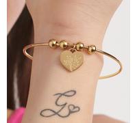 Sagapo Bracciale Rigido Albero Della Vita Donna Acciaio Dorato FRASE SBY014