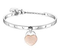 Sagapo Bracciale Rigido Con Frase Sull'Amore S’agapo SLM17 Sagapò