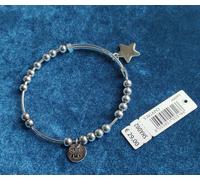 Sagapo Bracciale Rigido Donna con Stella e Sfere Acciaio Regalo S'agapo SHAD02