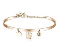 Sagapo Bracciale Rigido Donna in Acciaio Con Ciondoli S’Agapo STY17