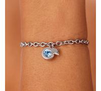 Sagapo Bracciale Stella Azzurro Acciaio Donna Regalo Compleanno SKT60