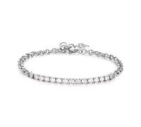 SAGAPO BRACCIALE TRICKY ACCIAIO CRISTALLO BIANCO STK01