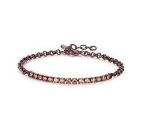 SAGAPO BRACCIALE TRICKY BROWN CRISTALLO COFFEE STK06