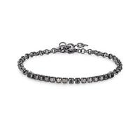 SAGAPO BRACCIALE TRICKY GUN CRISTALLO NERO STK04