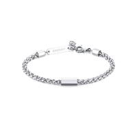 Bracciale RIPPLE in acciaio, catena spiga rotonda S'Agapõ Uomo SRP15