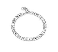 S'Agapõ Bracciale Uomo In Acciaio Con Simbolo Lettere | Collezione Monogram - SMG13
