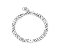 S'Agapõ Bracciale Uomo In Acciaio Con Simbolo Lettere | Collezione Monogram - SMG19