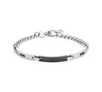 S'Agapõ Bracciale Uomo in Acciaio e Cristalli | Collezione Titan - STI19