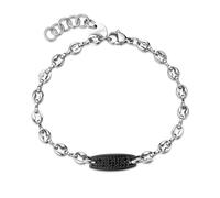 S'Agapõ Bracciale Uomo in Acciaio e Cristalli | Collezione Titan - STI27