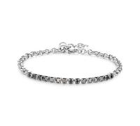 S'Agapõ Bracciale Uomo in Acciaio e Cubic Zirconia | Collezione Tricky - STK03